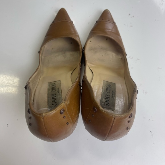 Jimmy Choo - Coroman Tobacco size 8 Heels - Picture 3 of 10